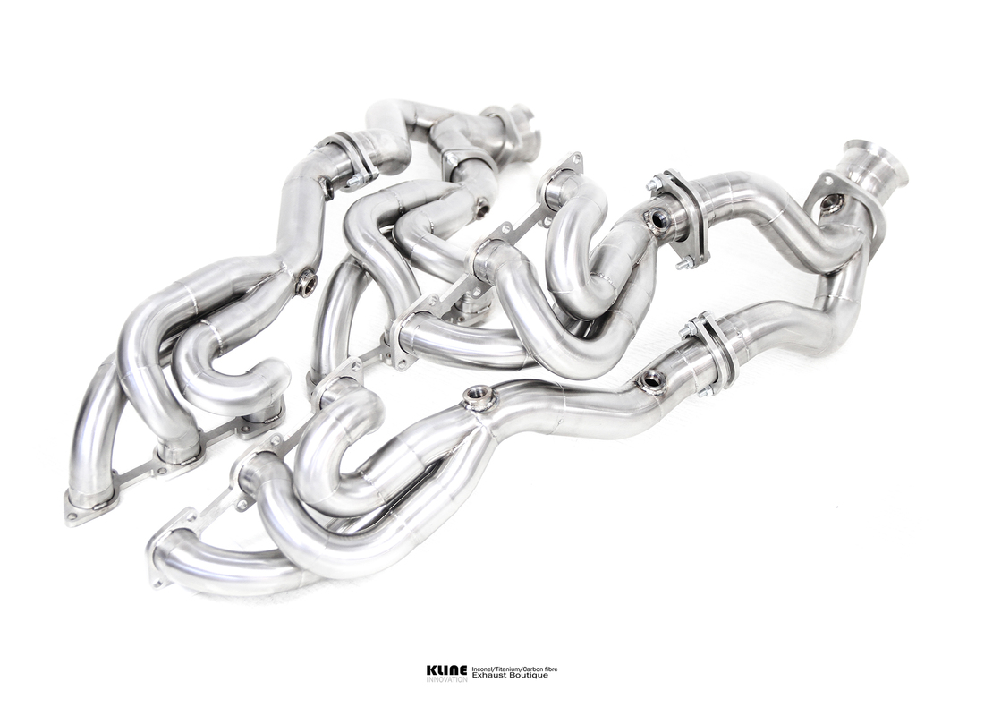 NEW KLINE INNOVATION FERRARI 599 GTB MANIFOLDS - INCONEL. PART NUMBER KLFER599GTBMFINC (1) new kline innovation ferrari 599 gtb manifolds - inconel. part number klfer599gtbmfinc (1)
