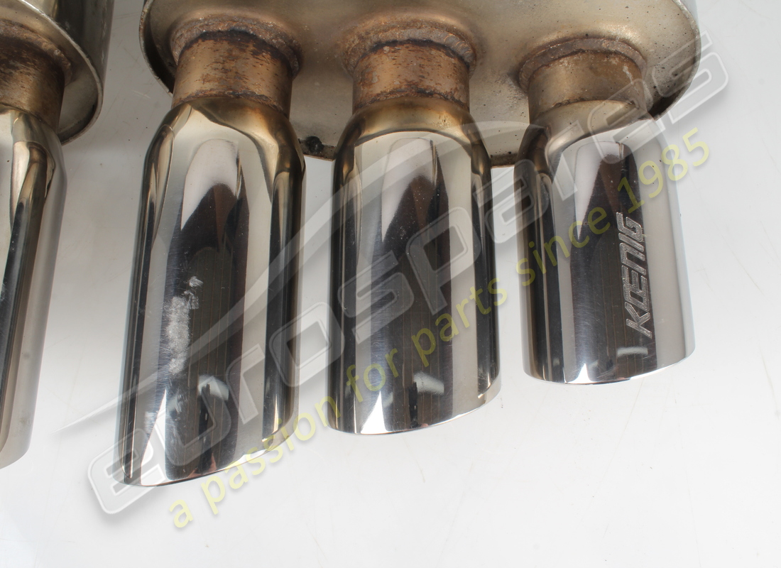 used eurospares exhaust silencer set (stainless steel). part number eap1226105 (4)
