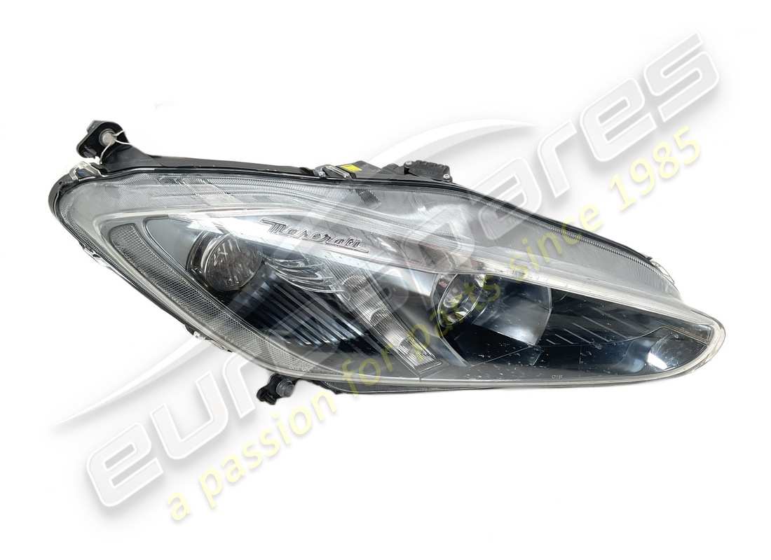 USED MASERATI RH FRONT HEADLIGHT. PART NUMBER 350565 (1) used maserati rh front headlight. part number 350565 (1)