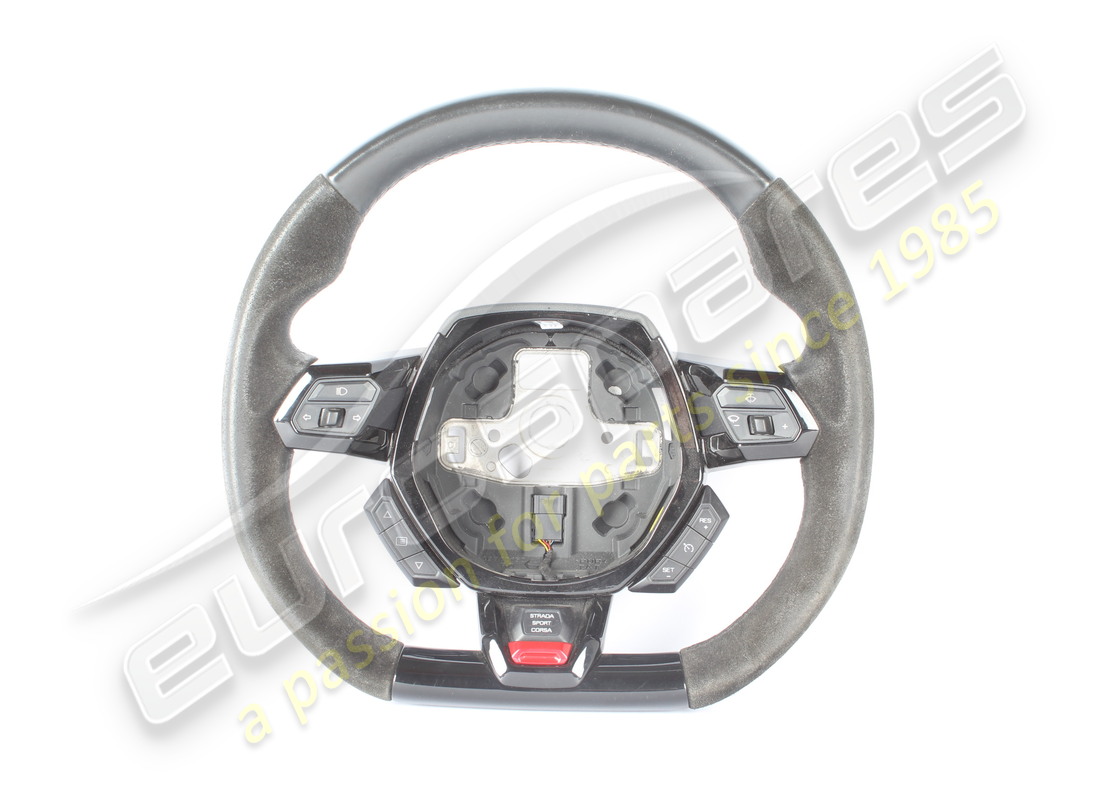 used lamborghini steering wheel suede+high gloss+ part number 4t0419091gqg8