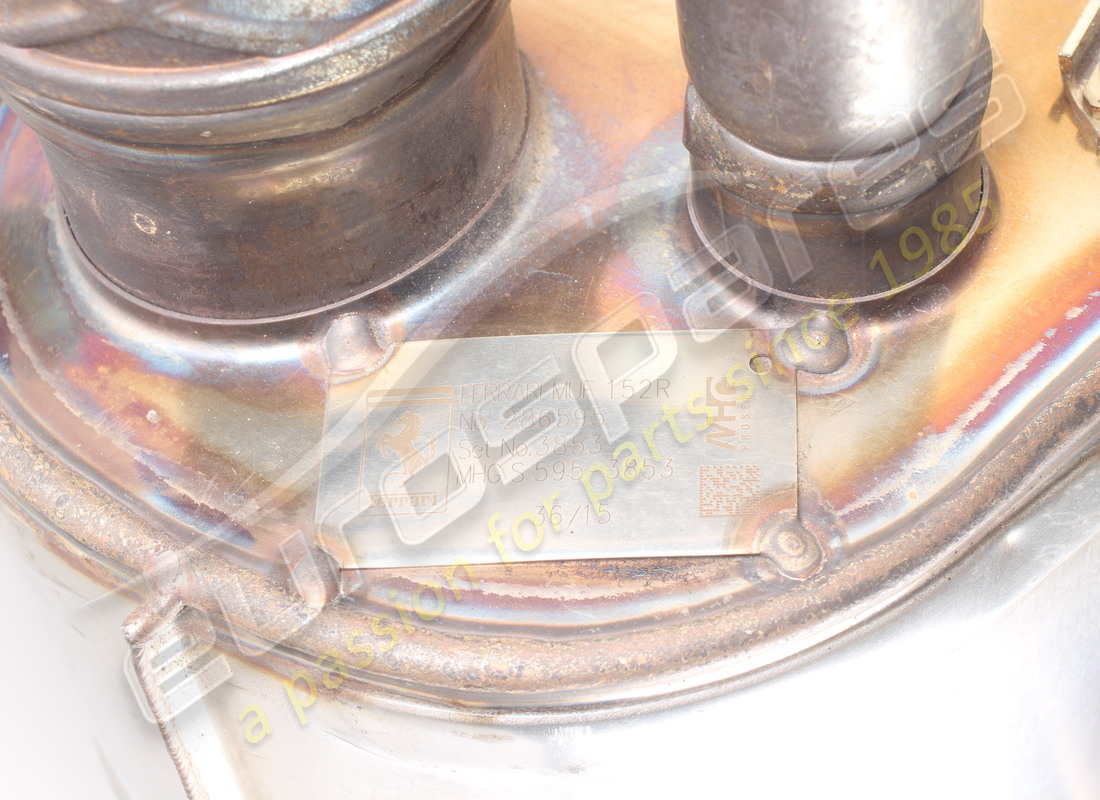 used ferrari rear lh silencer. part number 286596 (6)