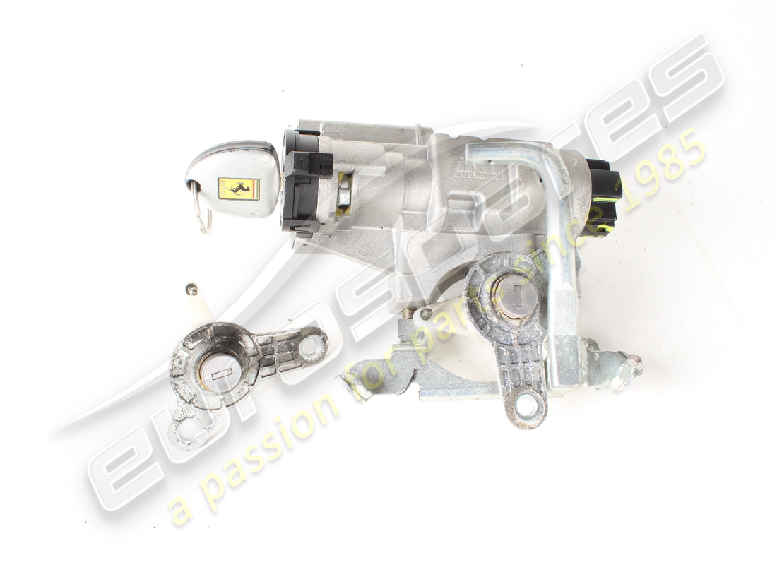 USED Ferrari COMPLETE STEERING LOCK / ANTI-THEFT SYSTEM LOCK SET . PART NUMBER 213625 (1)