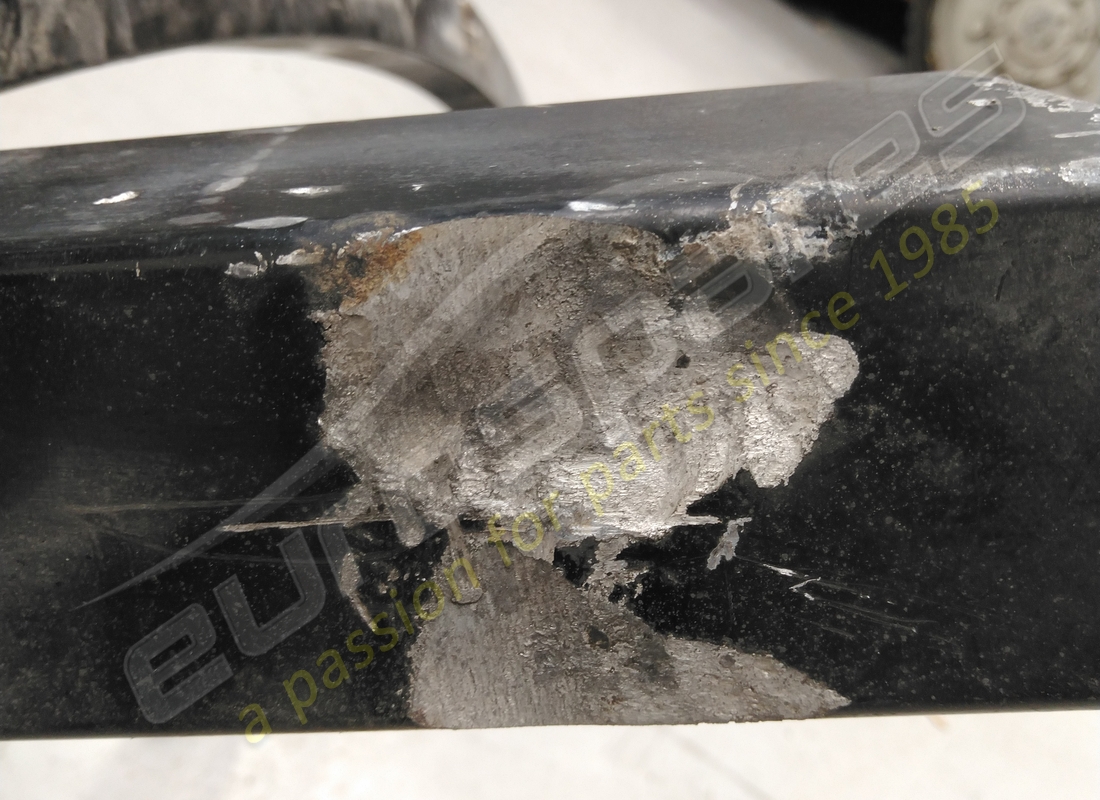 DAMAGED LAMBORGHINI REAR BUMPER REINFORCEMENT. PART NUMBER 400807307 (2) damaged lamborghini rear bumper reinforcement. part number 400807307 (2)