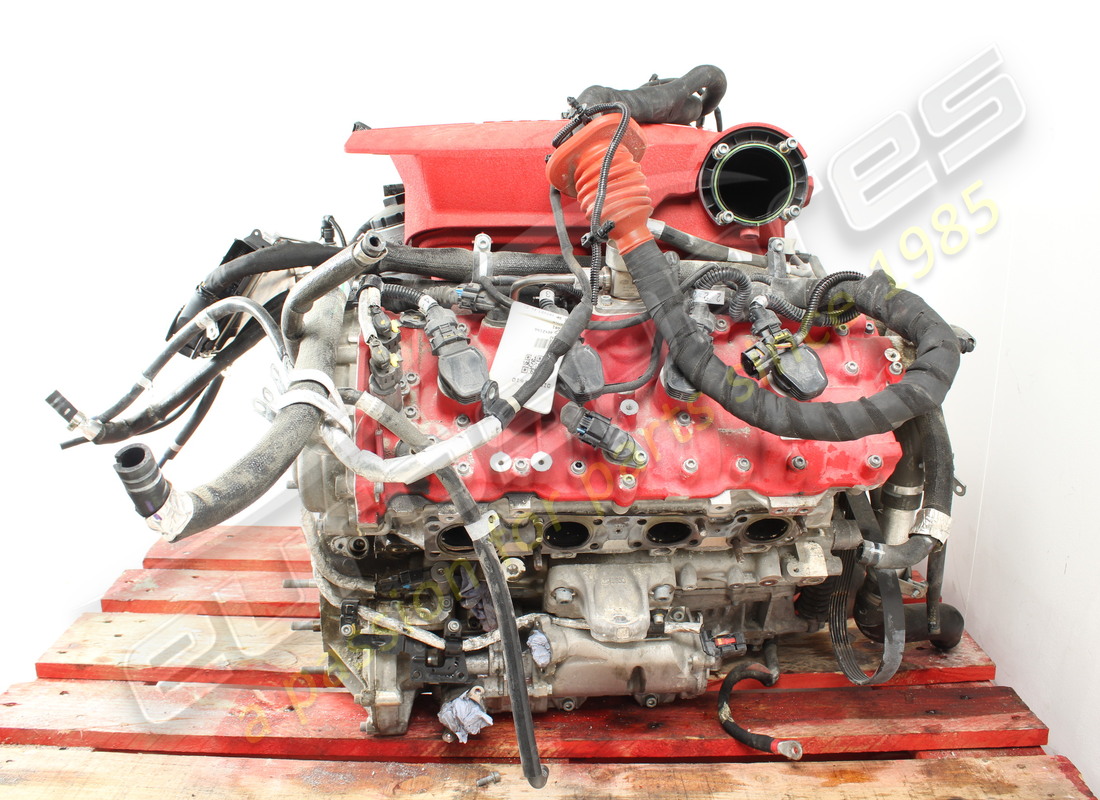 USED FERRARI 488 COMPLETE ENGINE. PART NUMBER 754023000 (5) used ferrari 488 complete engine. part number 754023000 (5)