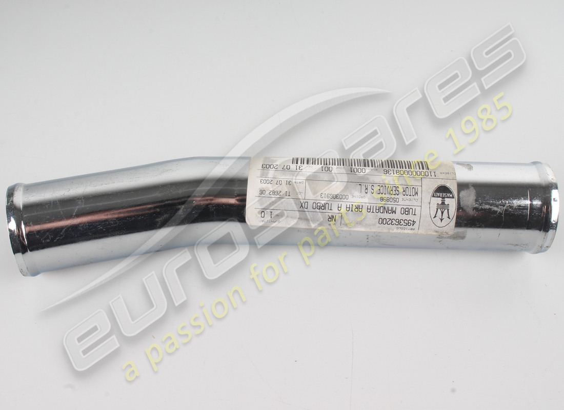 NEW MASERATI AIR DELIVERY LINE. PART NUMBER 495363200 (1) new maserati air delivery line. part number 495363200 (1)
