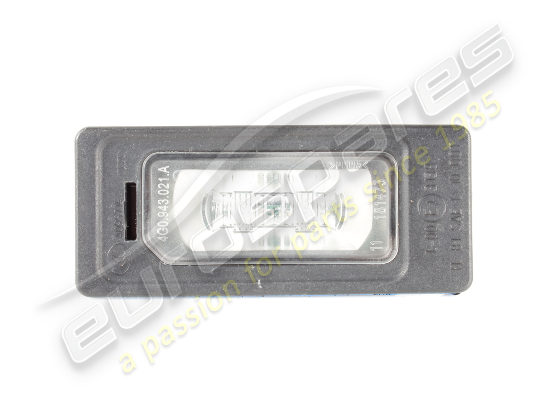 USED Lamborghini LICENSE PLATE . PART NUMBER 4G0943021A (1)