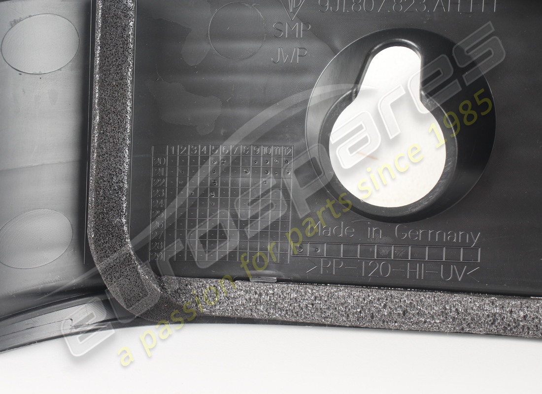 NEW PORSCHE TRIM MATT BLACK. PART NUMBER 9J1807823AJOK1 (3) new porsche trim matt black. part number 9j1807823ajok1 (3)