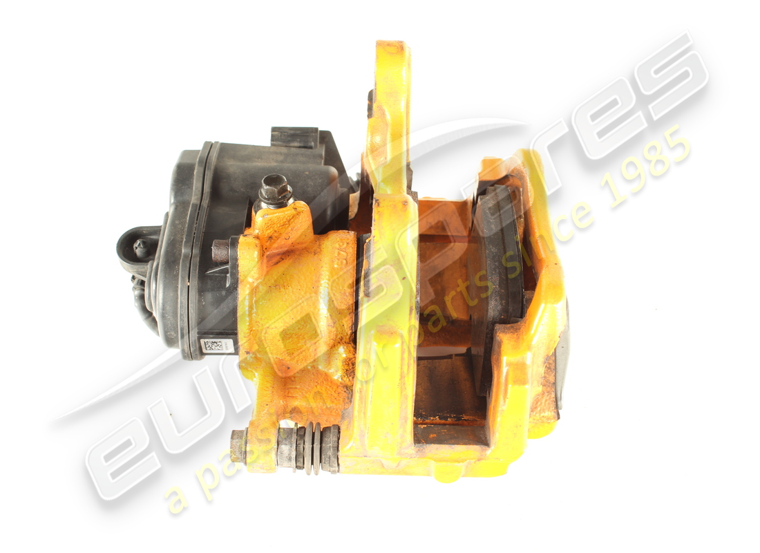 USED LAMBORGHINI PISTON HOUSING WITH E BRAKE AND CALIPER CARRIER. PART NUMBER EAP1450198 (3) used lamborghini piston housing with e brake and caliper carrier. part number eap1450198 (3)
