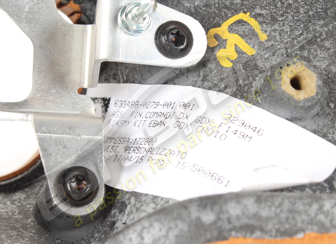 used ferrari rh lateral controls trim | cuoio [hide] (364011888). part number 85910729 (3)