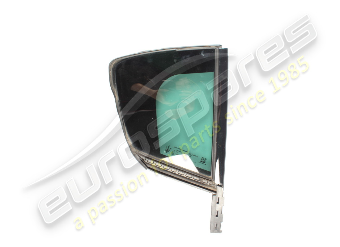 USED MASERATI RH REAR QUARTER WINDOW. PART NUMBER 670157145 (1) used maserati rh rear quarter window. part number 670157145 (1)