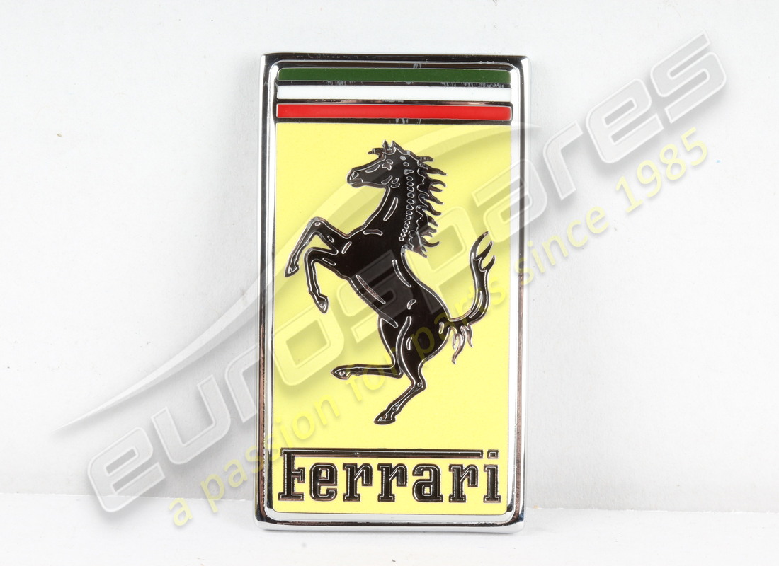 NEW FERRARI FRONT NOSE BADGE (ADHESIVE TYPE). PART NUMBER 986803 (1) new ferrari front nose badge (adhesive type). part number 986803 (1)