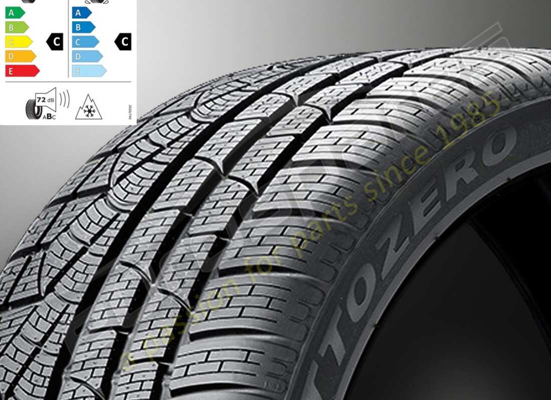 NEW FERRARI PIRELLI FRONT WINTER TYRE 270 SOTTOZERO, 245-35 ZR20 (95W). PART NUMBER 889951 (1) new ferrari pirelli front winter tyre 270 sottozero, 245-35 zr20 (95w). part number 889951 (1)