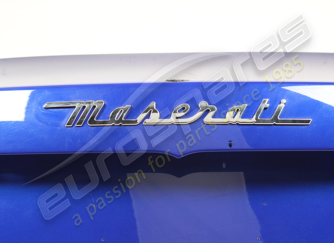 USED MASERATI REAR HOOD BONNET. PART NUMBER 980145740 (3) used maserati rear hood bonnet. part number 980145740 (3)