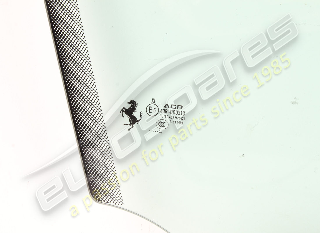 USED FERRARI COMPLETE CRISTALLO PORTA ANT. DX. PART NUMBER 878142 (2) used ferrari complete cristallo porta ant. dx. part number 878142 (2)