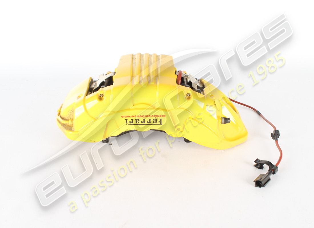 used ferrari rh front caliper giallo. part number 776911 (2)