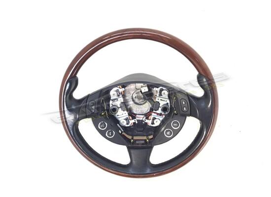 used maserati steering wheel walnut briarwood-b part number 27328100