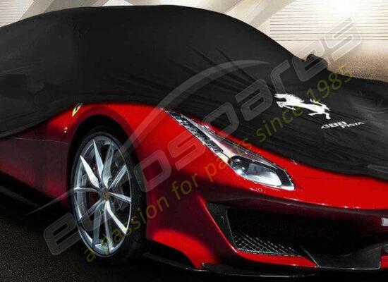 new ferrari pista black indoor car cover part number 70005075