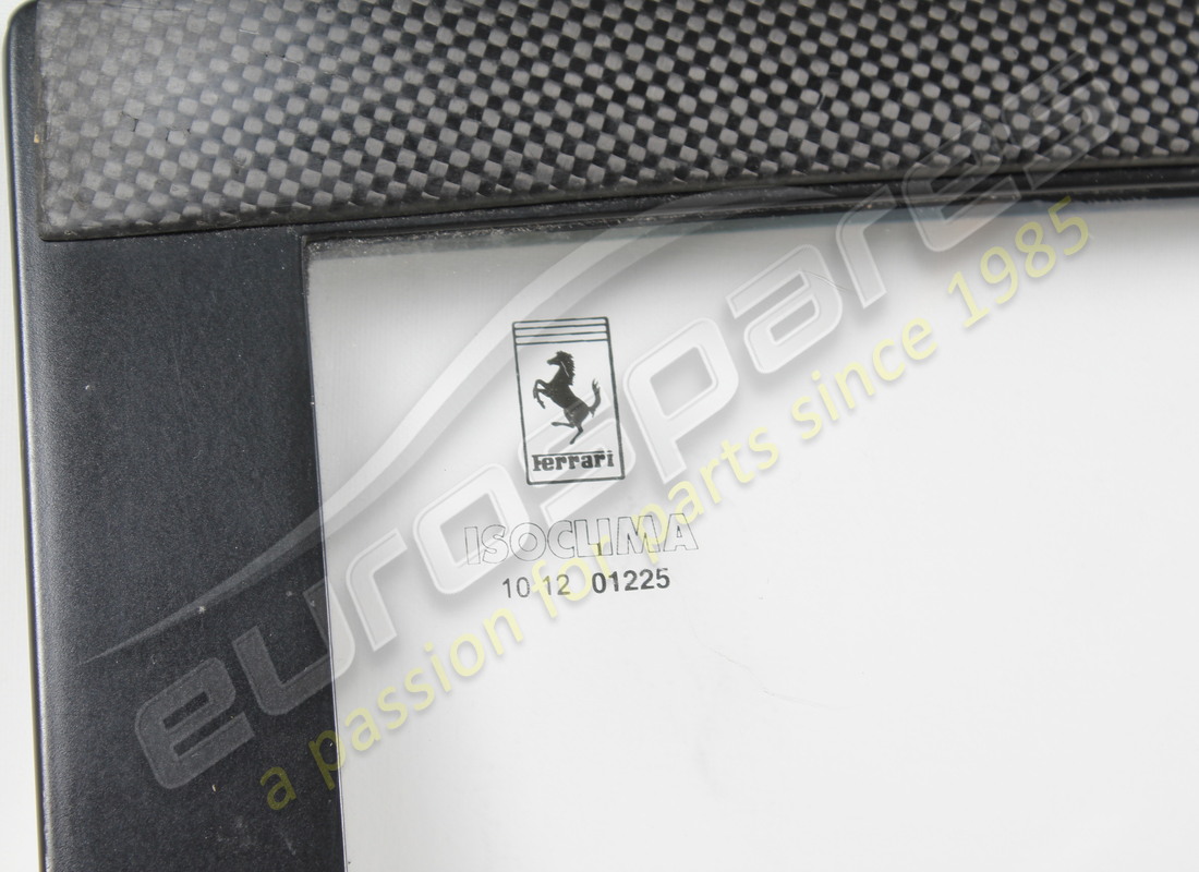 NEW (OTHER) FERRARI RH WINDOW FRAME WITH LEXAN WINDOW PANEL. PART NUMBER 89218100 (3) new (other) ferrari rh window frame with lexan window panel. part number 89218100 (3)