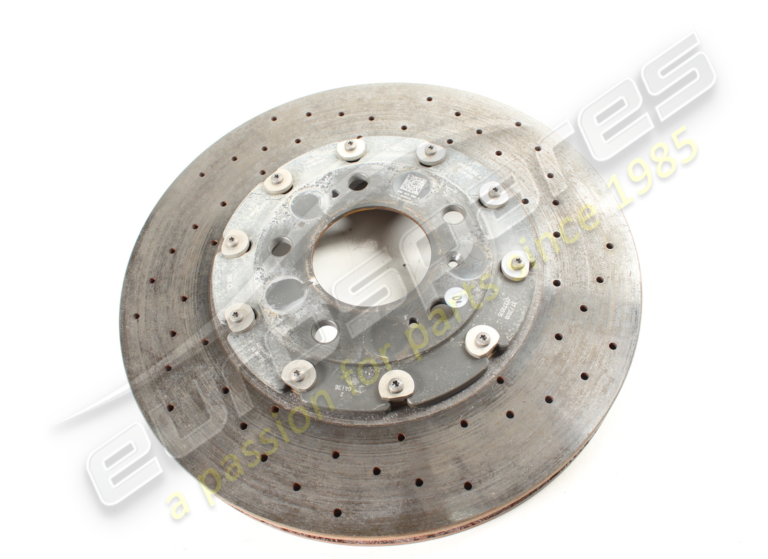 USED LAMBORGHINI RIGHT REAR BRAKE DISC. PART NUMBER 4M0615602A (2) used lamborghini right rear brake disc. part number 4m0615602a (2)