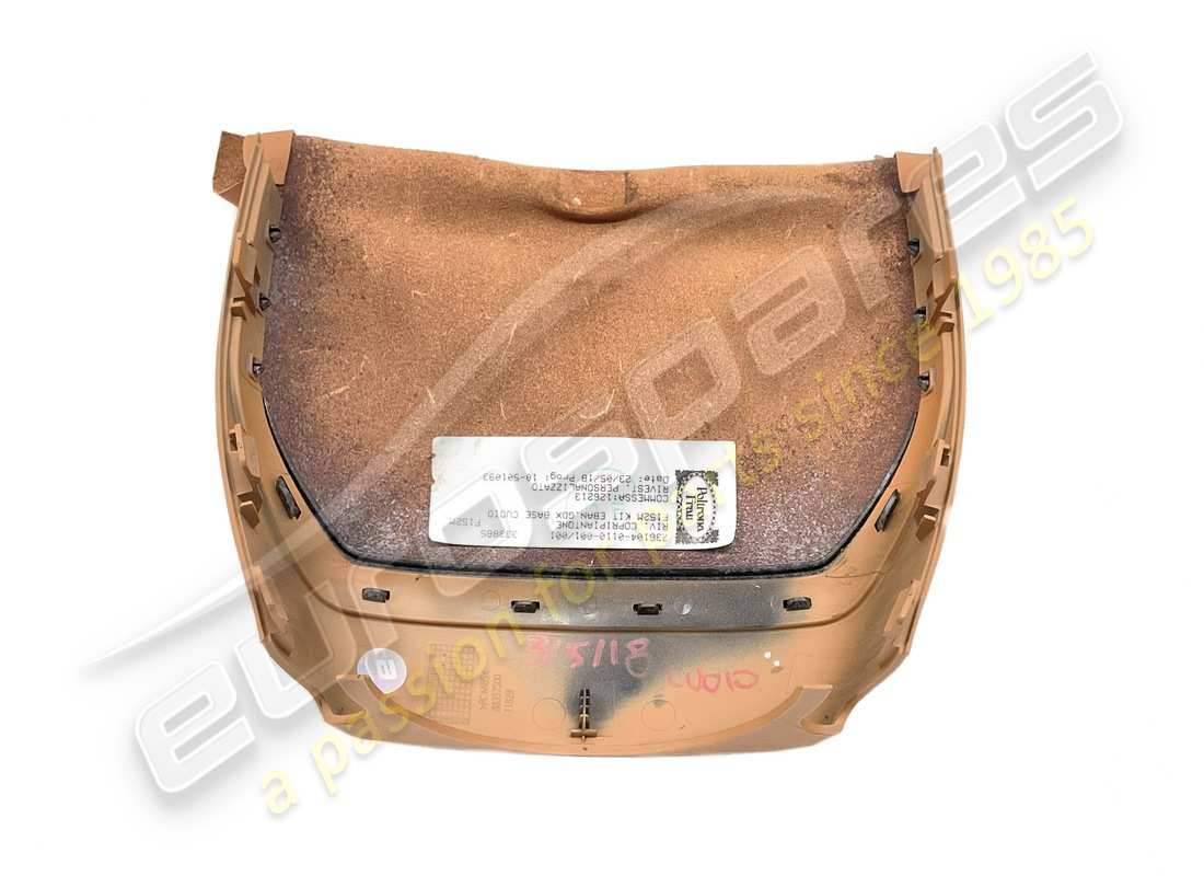 USED FERRARI UPPER STEERING COLUMN SHIELD. PART NUMBER 88357500 (3) used ferrari upper steering column shield. part number 88357500 (3)