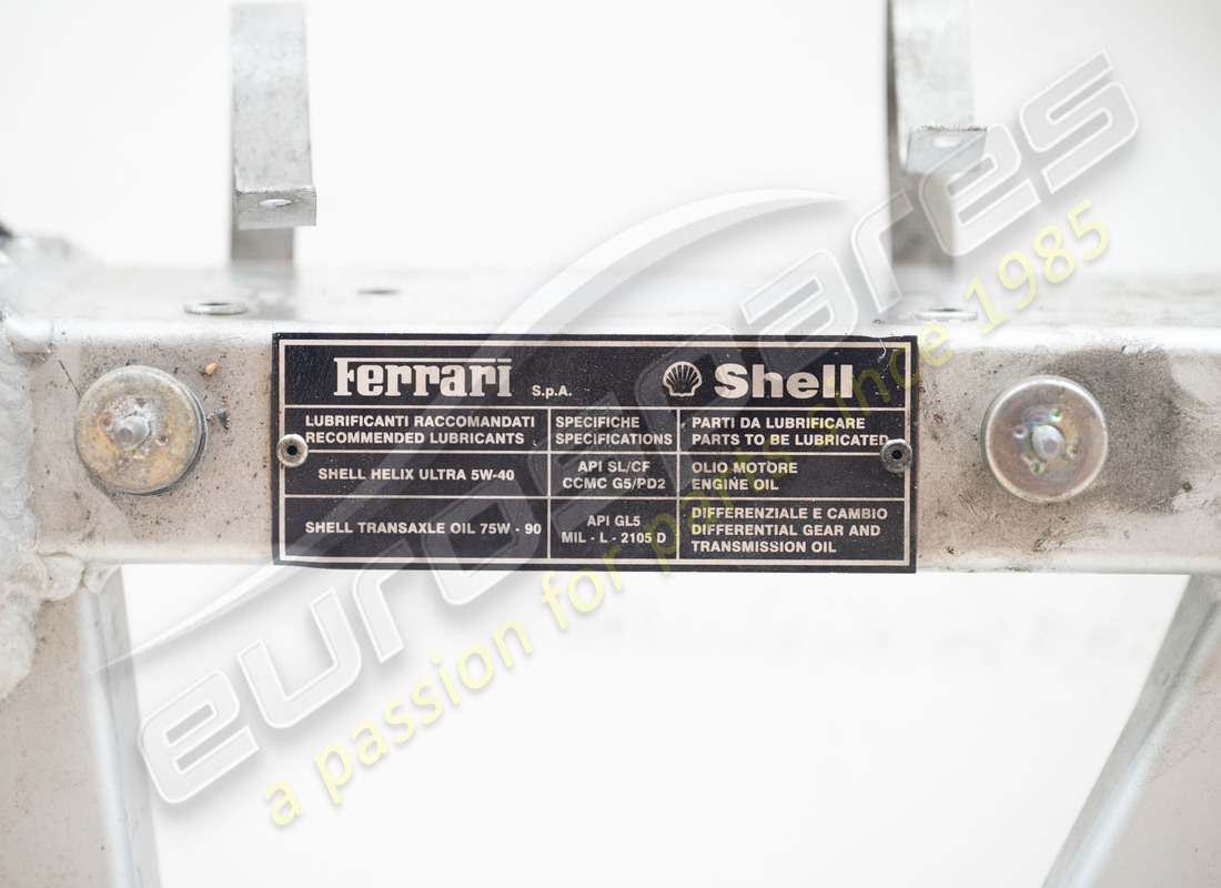 USED FERRARI COMPLETE REAR REMOVIBLE FRAM. PART NUMBER 66653000 (2) used ferrari complete rear removible fram. part number 66653000 (2)