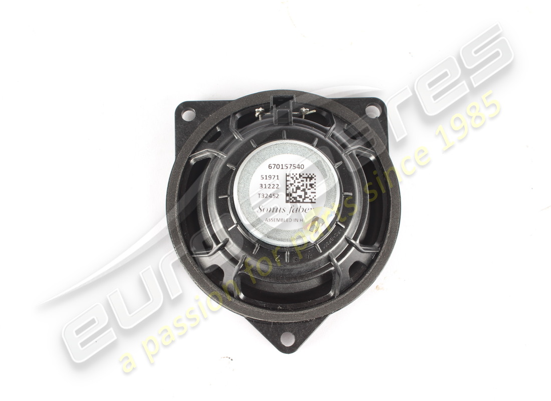 USED MASERATI MIDRANGE SPEAKER. PART NUMBER 670157540 (2) used maserati midrange speaker. part number 670157540 (2)