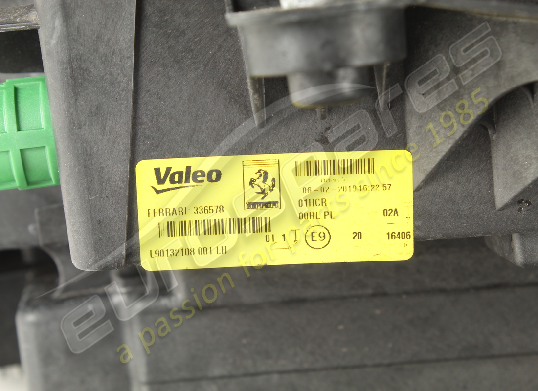 USED FERRARI LH HEADLAMP AFS. PART NUMBER 336578 (6) used ferrari lh headlamp afs. part number 336578 (6)