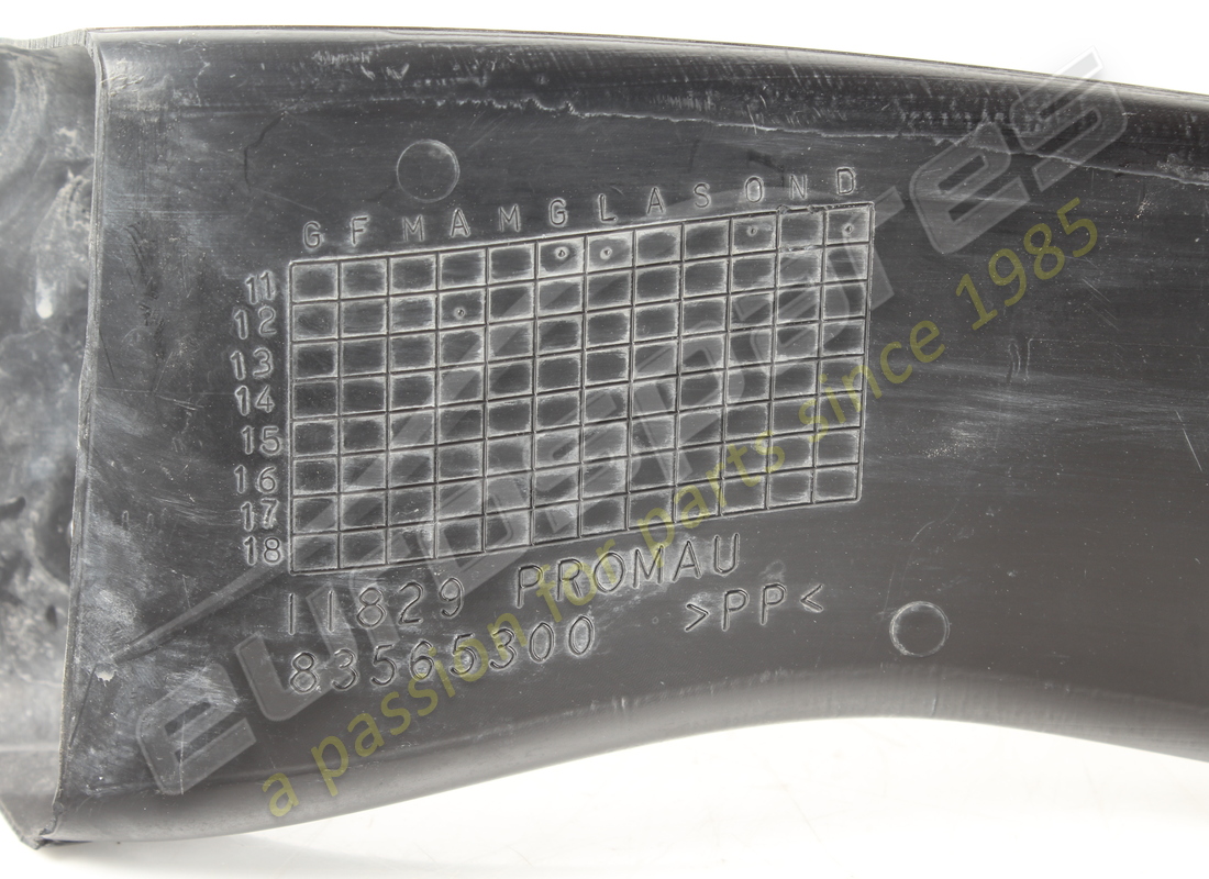 USED FERRARI RH BRAKE AIR DUCT. PART NUMBER 83565300 (4) used ferrari rh brake air duct. part number 83565300 (4)