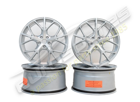 new ferrari genuine 20 forged wheels, paint finish, sparkling silver part number 70004983