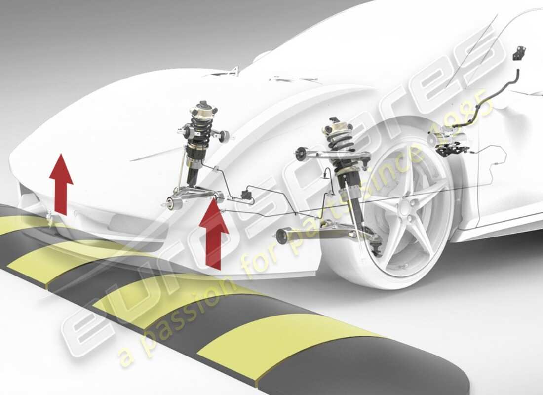 NEW FERRARI FRONT SUSPENSION LIFT KIT, RHD PART NUMBER 70002774 (1) new ferrari front suspension lift kit, rhd part number 70002774 (1)