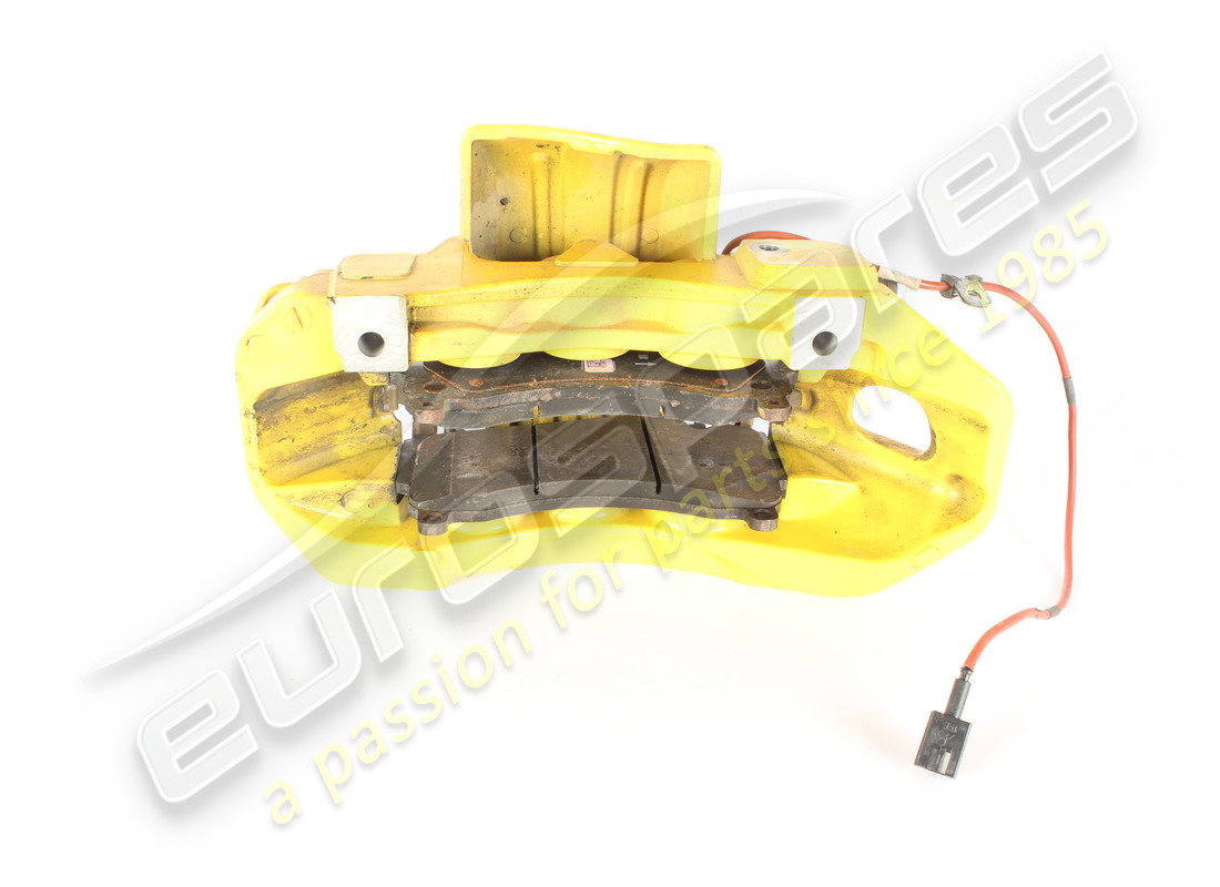 USED FERRARI CALIPER COMPLETE CARBON CERAMIC ANT.SX GIALL. PART NUMBER 776910 (4) used ferrari caliper complete carbon ceramic ant.sx giall. part number 776910 (4)