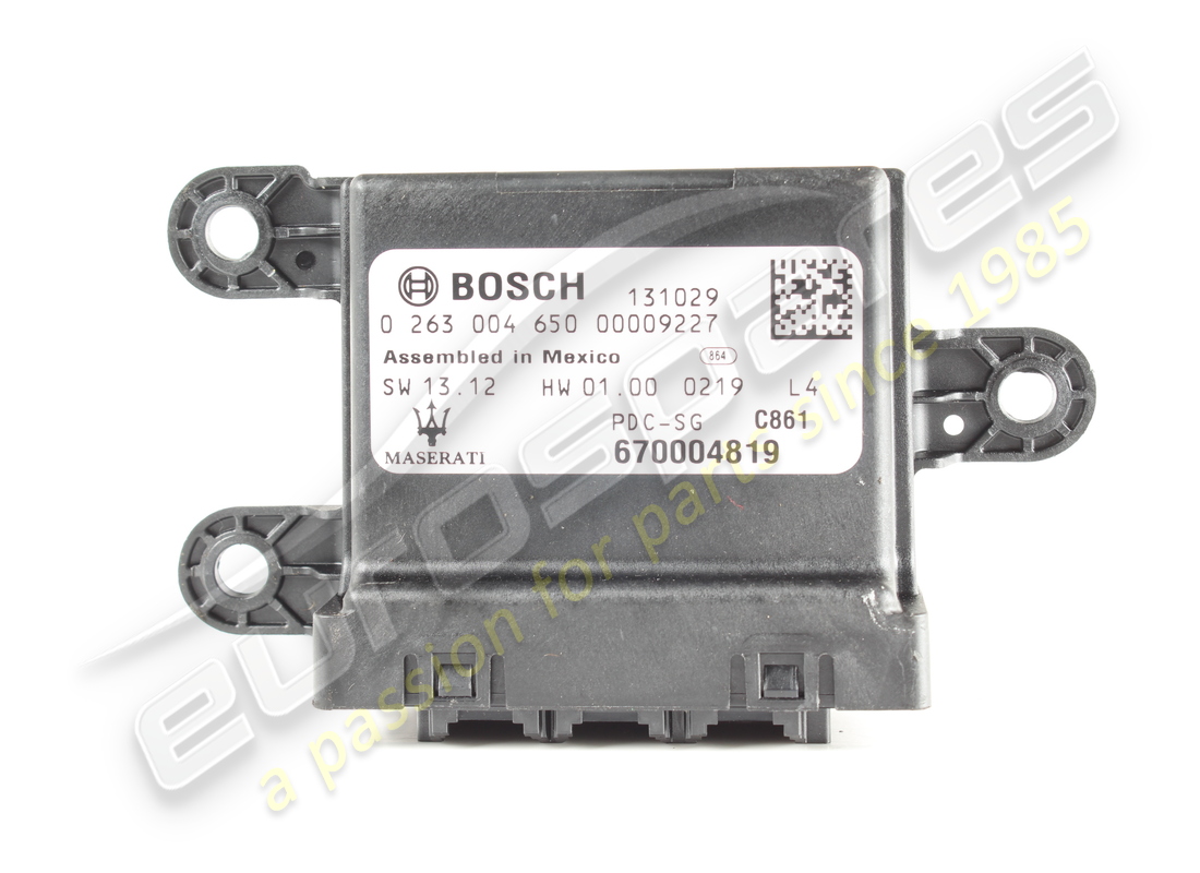 USED Maserati PARKTRONICS MODULE . PART NUMBER 670004819 (1)