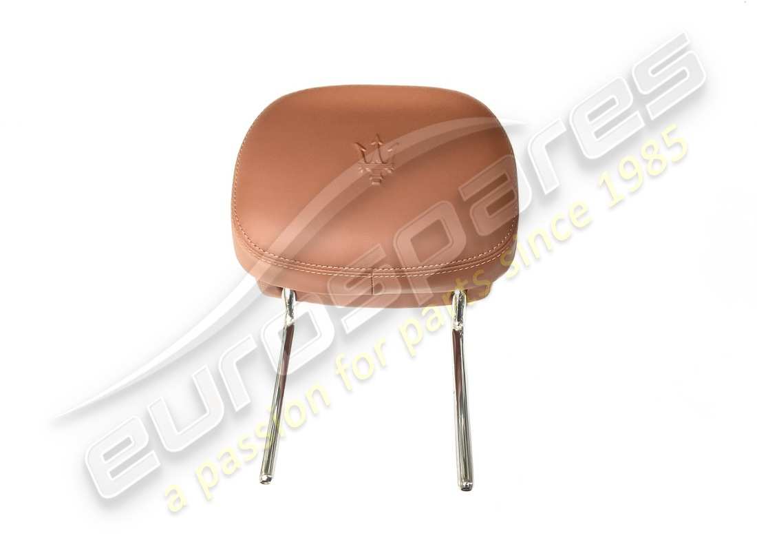 NEW MASERATI COMPLETE FRONT SEAT HEADREST CUOI. PART NUMBER 673001847 (1) new maserati complete front seat headrest cuoi. part number 673001847 (1)
