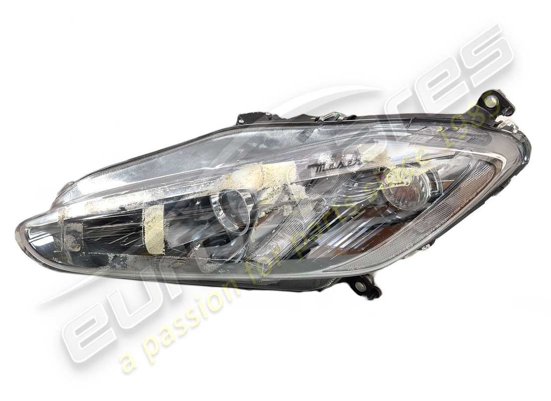 USED MASERATI LH FRONT HEADLIGHT. PART NUMBER 350566 (1) used maserati lh front headlight. part number 350566 (1)