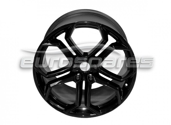 used lamborghini iperione rear wheel (shiny black) part number 470601017p