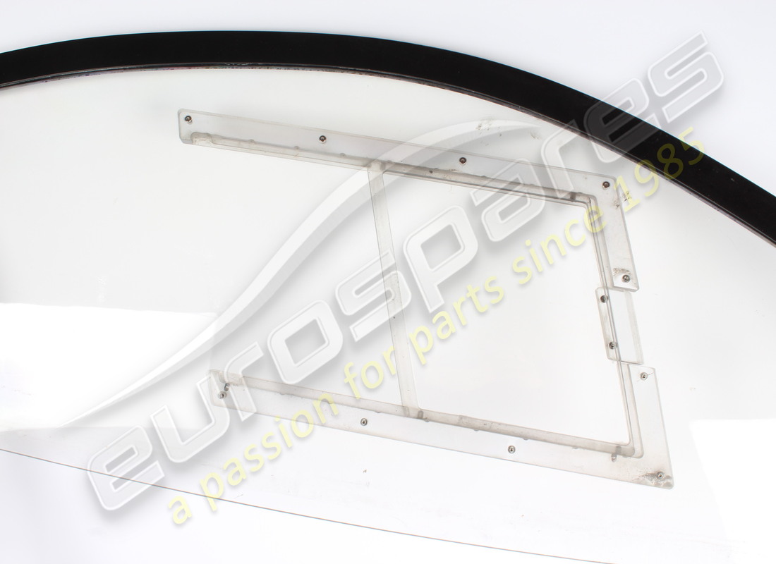 DAMAGED FERRARI COMPLETE RH WINDOW FRAME WITH SLIDING LEXAN. PART NUMBER 83717900 (2) damaged ferrari complete rh window frame with sliding lexan. part number 83717900 (2)