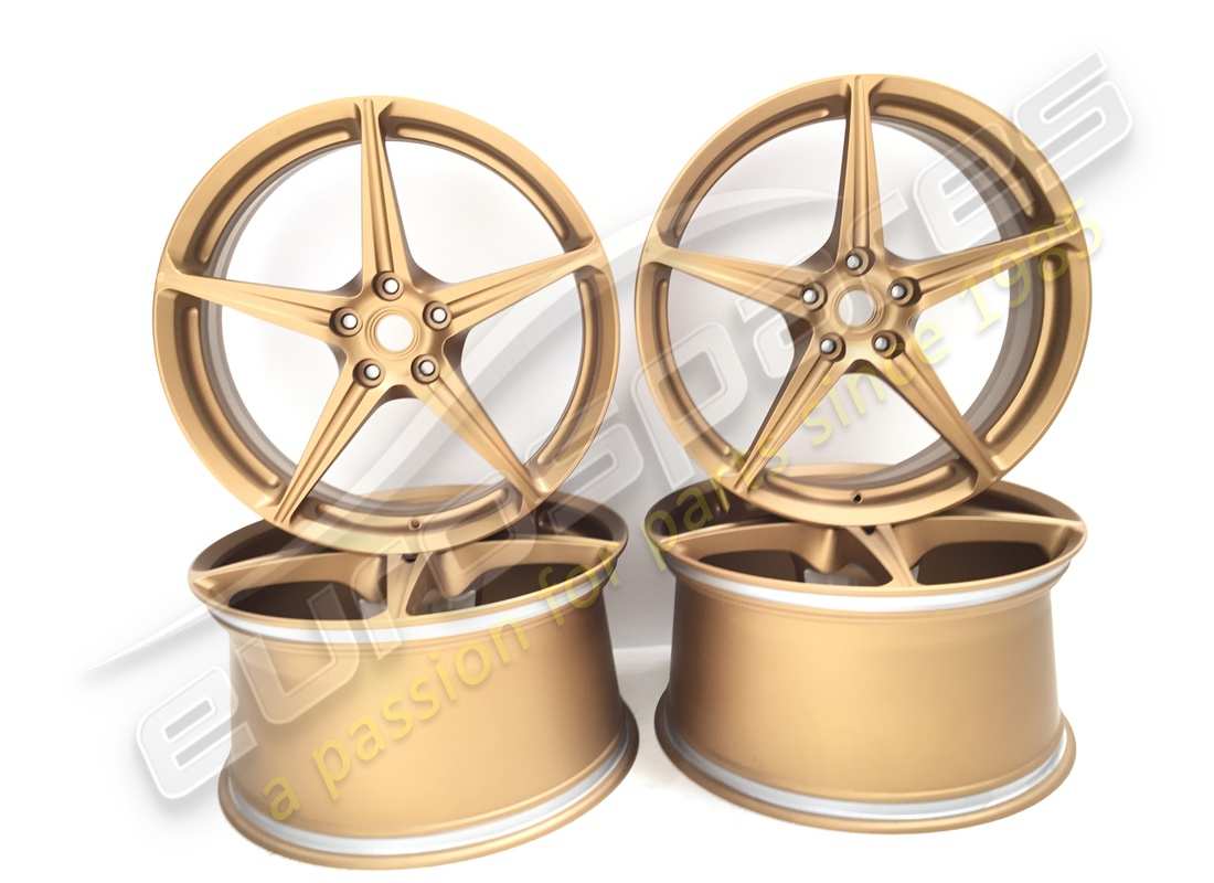 RECONDITIONED Ferrari WHEEL SET (FORGED DIAMOND CUT) 20 INCH . PART NUMBER 70004981 (1)