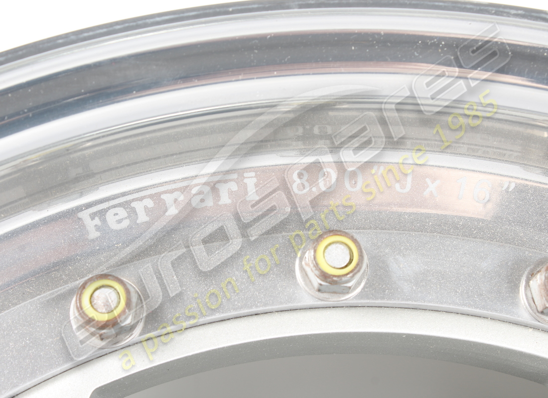 NEW FERRARI FRONT WHEEL 8J X 16 INCH. PART NUMBER 123970 (4) new ferrari front wheel 8j x 16 inch. part number 123970 (4)