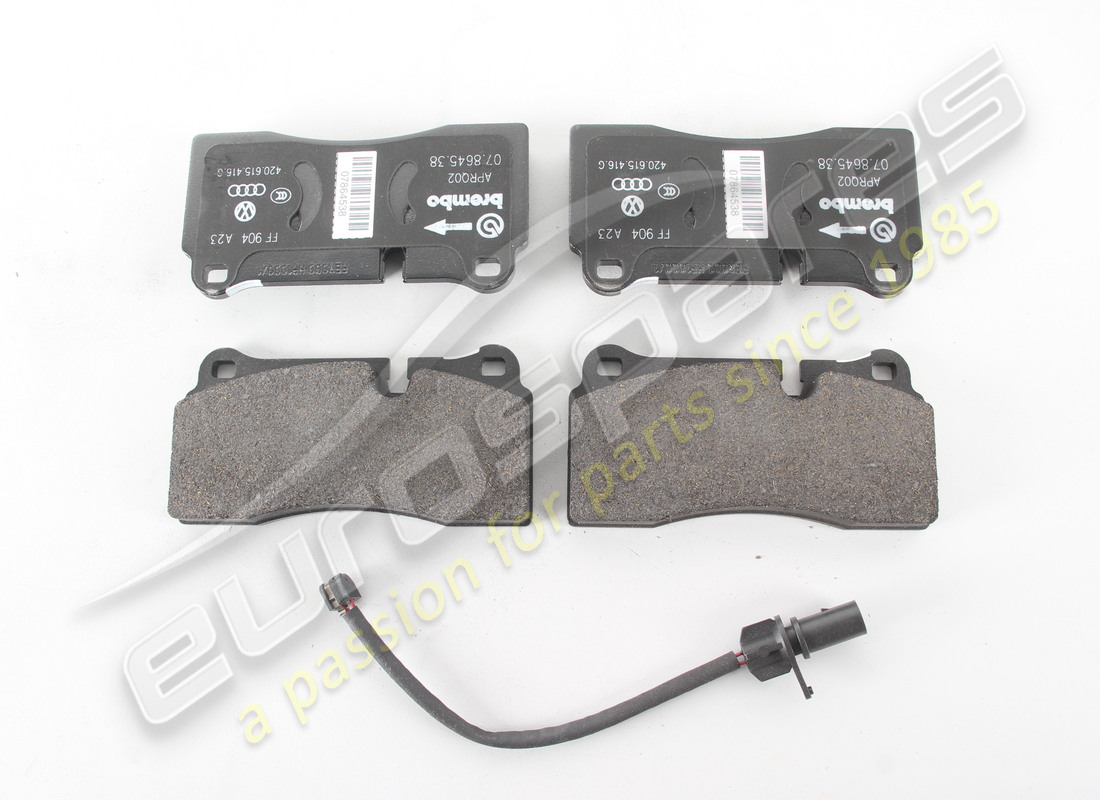 new lamborghini 1 set of brake pads with. part number 4s0698451ac (1)