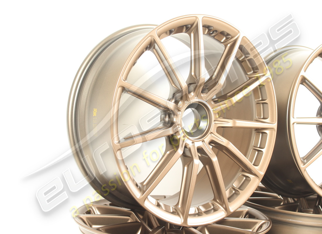 NEW LAMBORGHINI MAGNESIUM WHEELS SET. PART NUMBER 4T3698025 (2) new lamborghini magnesium wheels set. part number 4t3698025 (2)