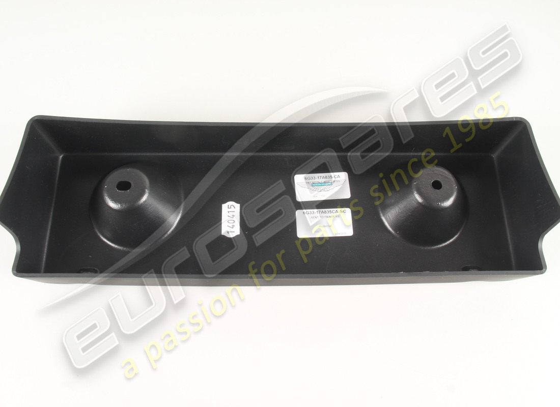 NEW ASTON MARTIN PLINTH, FRONT NUMBER PLATE HOLDER. PART NUMBER 6G3317A835CA (2) new aston martin plinth, front number plate holder. part number 6g3317a835ca (2)