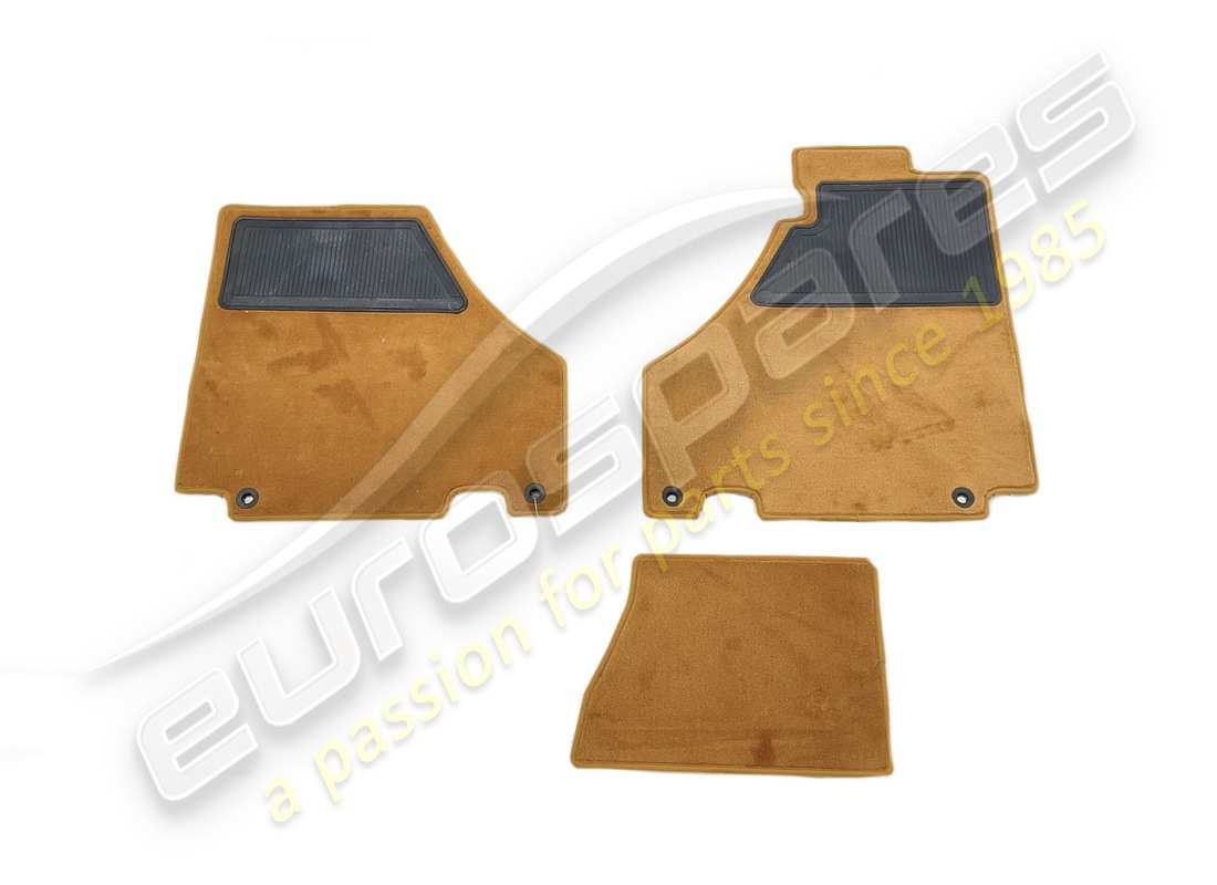 NEW FERRARI LHD OVERMAT SET IN BEAVER / CASTORO. PART NUMBER 63348896 (1) new ferrari lhd overmat set in beaver / castoro. part number 63348896 (1)