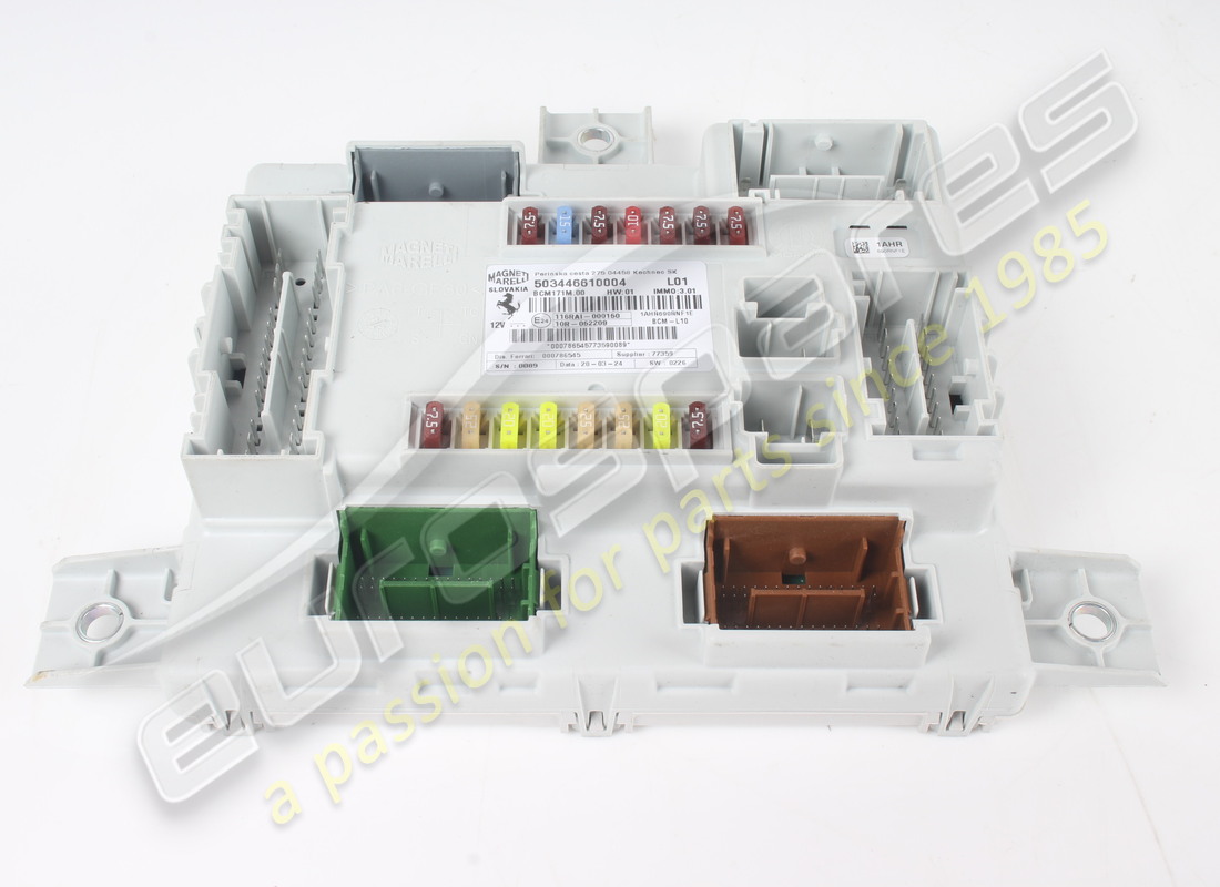 USED Ferrari BODY COMPUTER (ASM AUTHORIZATION) . PART NUMBER 786545 (1)