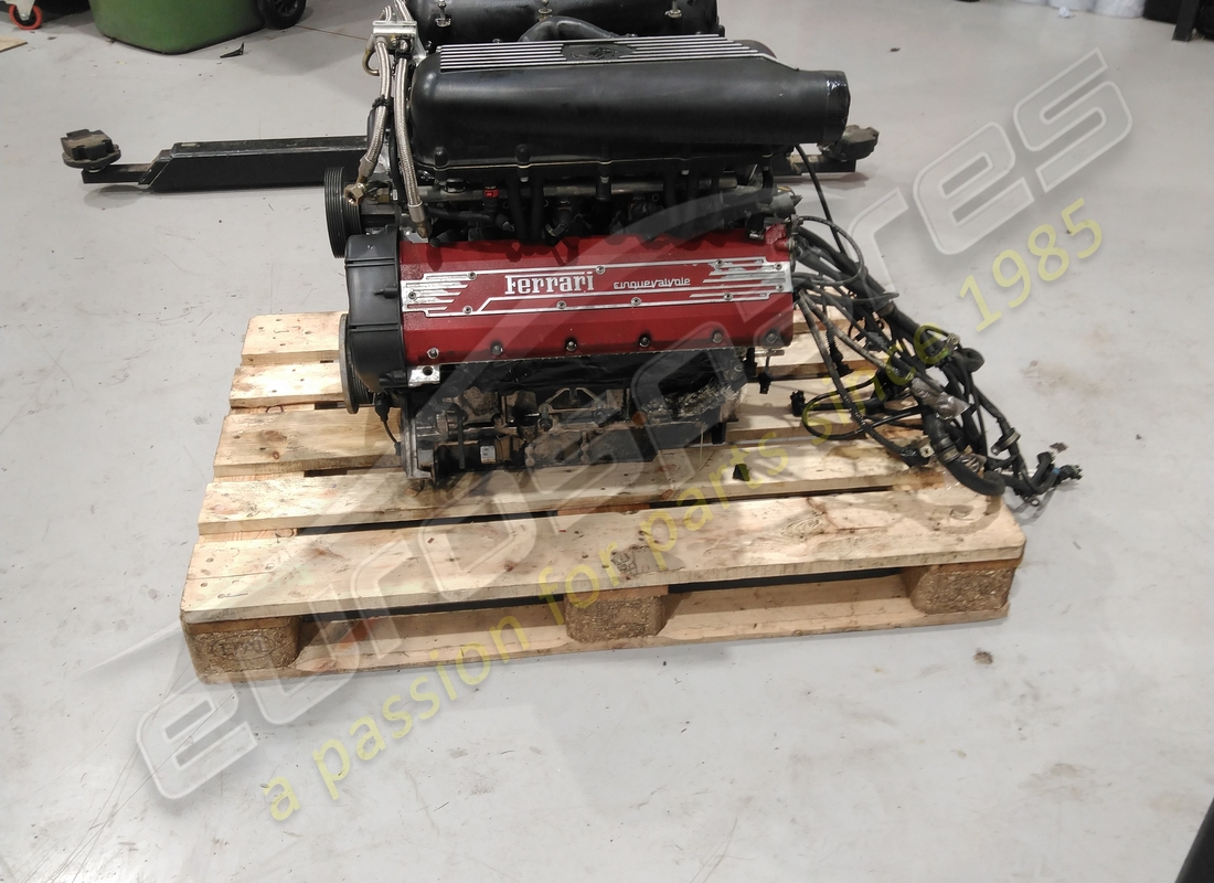 USED FERRARI F355 ENGINE 5.2M. PART NUMBER 177948 (2) used ferrari f355 engine 5.2m. part number 177948 (2)