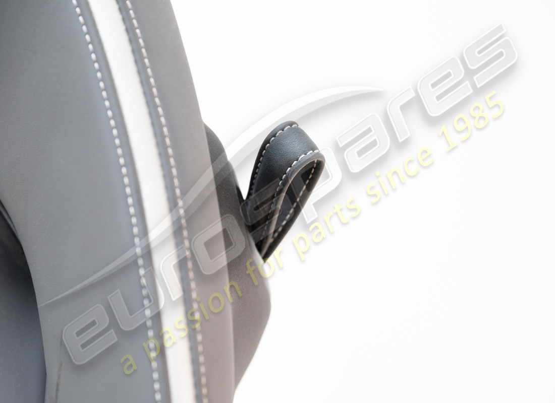 damaged ferrari full electric std style seats with alcantara centre & leather bolsters, horse stitched on headrest,. part number eap1563082 (14)