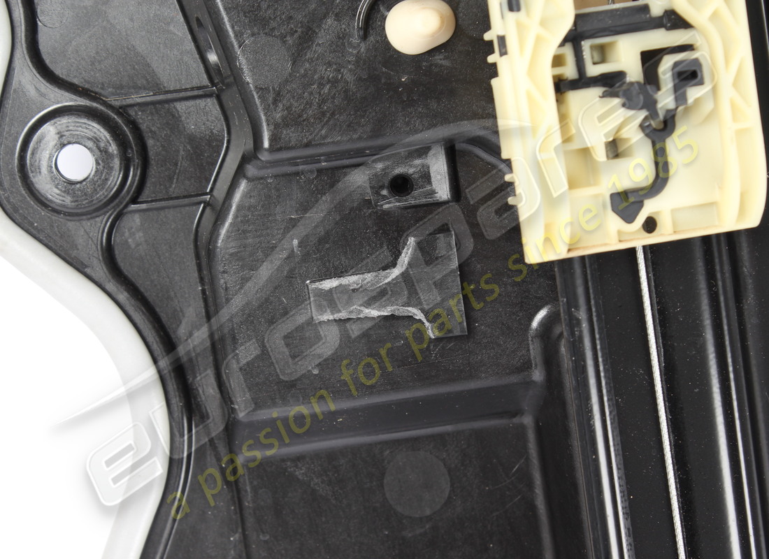 DAMAGED MASERATI RH FRONT DOOR CARRIER. PART NUMBER 673014121 (2) damaged maserati rh front door carrier. part number 673014121 (2)