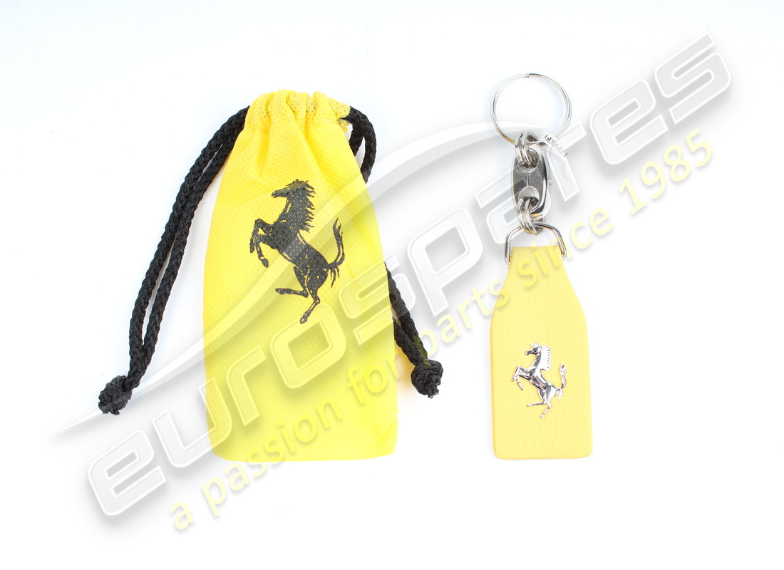 NEW FERRARI KEYRING, YELLOW. PART NUMBER 70003778 (2) new ferrari keyring, yellow. part number 70003778 (2)