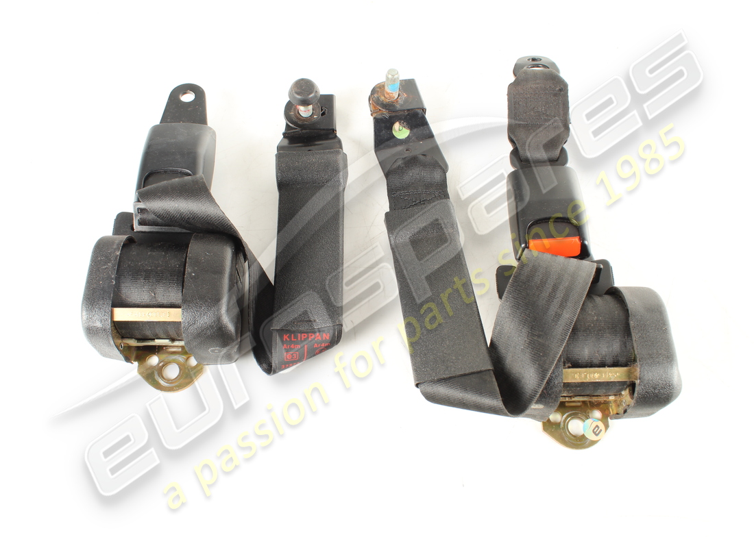 USED FERRARI FRONT SEAT BELT SET. PART NUMBER 60712900 (5) used ferrari front seat belt set. part number 60712900 (5)