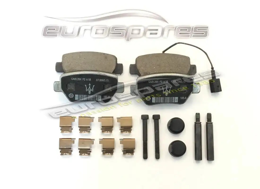 NEW MASERATI REAR BRAKE PADS SET. PART NUMBER 673012043 (1) new maserati rear brake pads set. part number 673012043 (1)