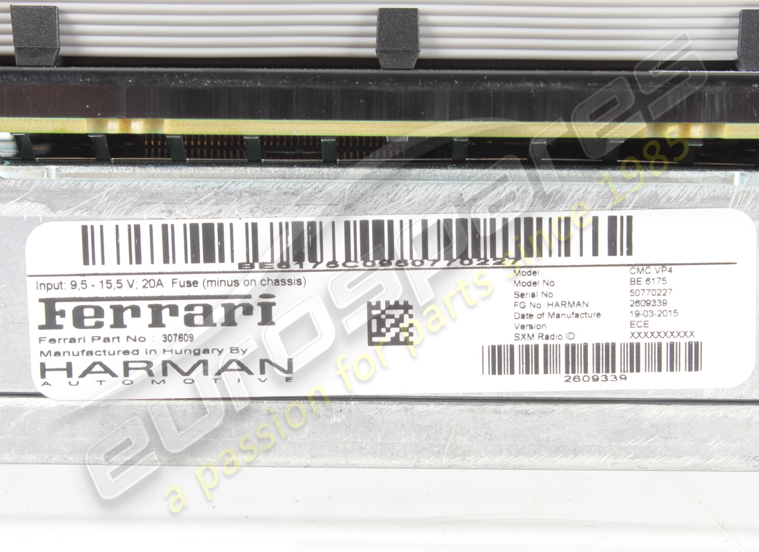 used eurospares remote display with panel & buttons. part number eap1568539 (9)